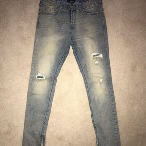 Men’s PacSun Zipper Skinny Jeans
